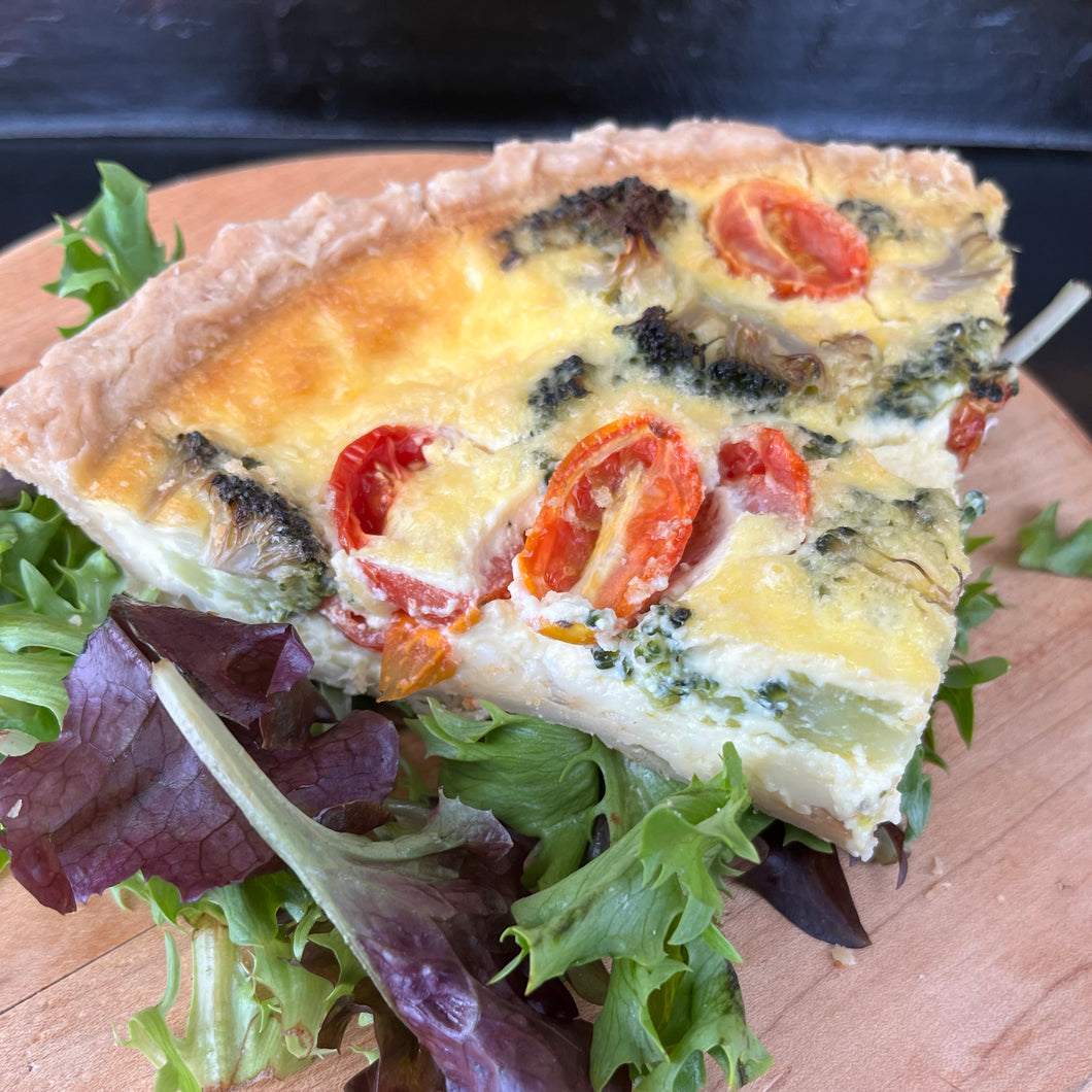 Broccoli & Tomato Quiche - 10