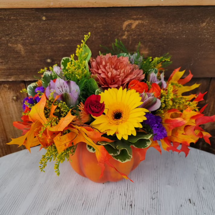 Pumpkin Floral Arrangement