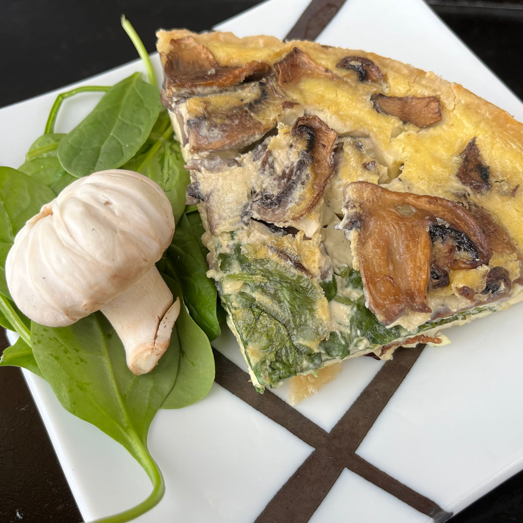 Spinach & Mushroom Quiche - 10