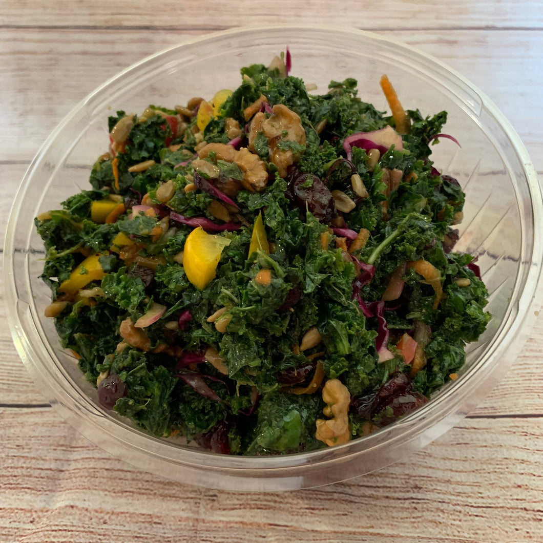 Harvest Kale Walnut Salad